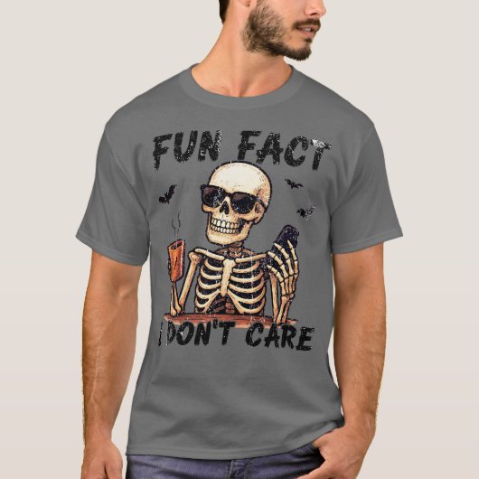Fun fact, I dont' care Tシャツ (正面)