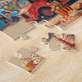 Fun Fair Carnival Food Trucks Roller Coaster ジグソーパズル (側面)