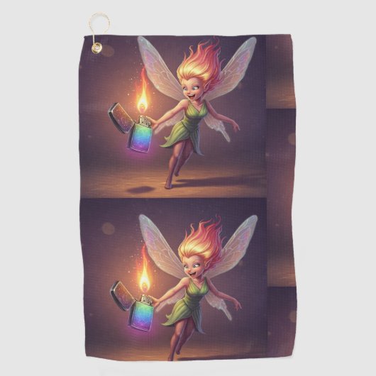 Fun Fairy Wipe Golf Towel ゴルフタオル (正面)