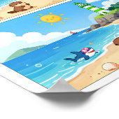 Fun Family Spot the Difference Poster – Kids Brain ポスター (角)