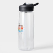 Fun Family Summer Break Sunset Beach Vacation ウォーターボトル (左面)