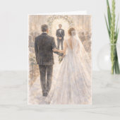 Fun Father of the Bride Prayer Ezekiel 25:17 カード (正面)