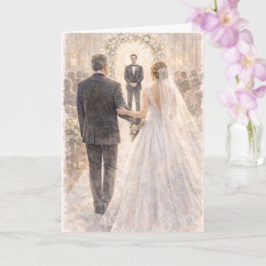 Fun Father of the Bride Prayer Ezekiel 25:17 カード (蘭)