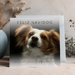 Fun Feliz Navidog | フォトクリスマス シーズンカード
