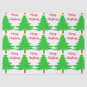 Fun Festive Merry Christmas Trees 薄葉紙 (正面)