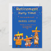 Fun Fiesta Retirement Party Invitation 招待状 (正面)