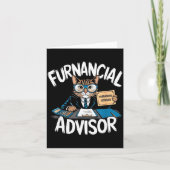 Fun Financial Planner Gift Funny Retirement Adviso カード (正面)