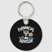 Fun Financial Planner Gift Funny Retirement Adviso キーホルダー (正面)