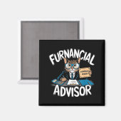 Fun Financial Planner Gift Funny Retirement Adviso マグネット (正面/裏面)