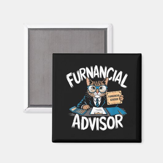 Fun Financial Planner Gift Funny Retirement Adviso マグネット (正面/裏面)