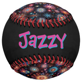 Fun Fireworks (personalize) ソフトボール
