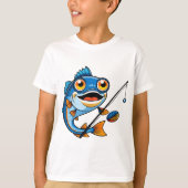 Fun Fish Cartoon Tee Tシャツ (正面)