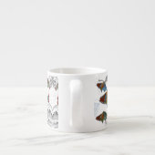 Fun Fish Mug Design using Needle Punch fish design エスプレッソカップ (裏面)