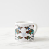 Fun Fish Mug Design using Needle Punch fish design エスプレッソカップ (正面右)