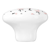 Fun Flamingo Ceramic Door Knob セラミックノブ (側面)