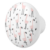Fun Flamingo Ceramic Door Knob セラミックノブ (右)