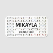 Fun Frames Optician Name Tag 名札 (正面)