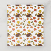 Fun Friendsgiving プレイスカード (内部開封)