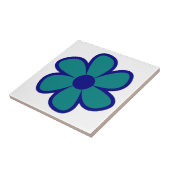 Fun Funky 60s 70s Retro Flower タイル (側面)