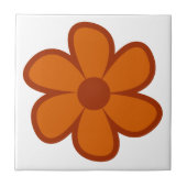 Fun Funky 60s 70s Retro Flower Ceramic Tile タイル (正面)