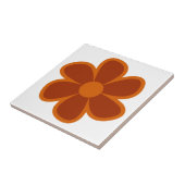 Fun Funky 60s 70s Retro Flower Ceramic Tile タイル (側面)