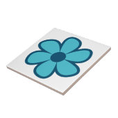 Fun Funky 60s 70s Retro Flower Ceramic Tile タイル (側面)