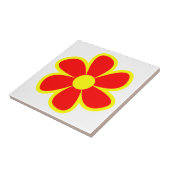 Fun Funky 60s 70s Retro Flower Ceramic Tile タイル (側面)