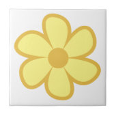 Fun Funky 60s 70s Retro Flower Ceramic Tile タイル (正面)