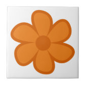 Fun Funky 60s 70s Retro Flower Ceramic Tile タイル (正面)