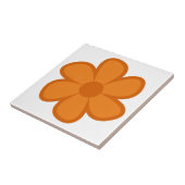 Fun Funky 60s 70s Retro Flower Ceramic Tile タイル (側面)
