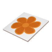 Fun Funky 60s 70s Retro Flower Ceramic Tile タイル (側面)