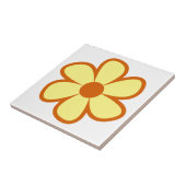 Fun Funky 60s 70s Retro Flower Ceramic Tile タイル (側面)