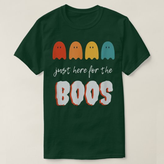 Fun Funny Halloween Costume I'm Just Here for The Tシャツ (デザイン正面)