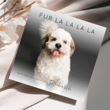 Fun Fur La La La | クリスマス フォトカード