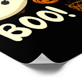 Fun Ghost Player Boo Bysketbyll Halloween Costume  ポスター (角)