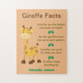 Fun Giraffe Facts ジグソーパズル (縦)