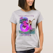 Fun Girl 8 March International Women’s Day T-Shirt Tシャツ (正面)