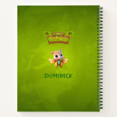 Fun Girl Butterfly Green Wild Woodland Wildlife 🦋 ノートブック (裏面)