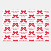 Fun Girl Oh What Fun Happy Birthday ラッピングペーパーシート (正面2)