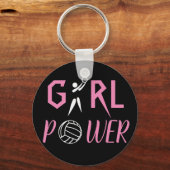 Fun Girl Power Netball キーホルダー (正面)