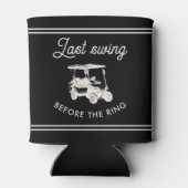 Fun Golf Bachelor Party Last Swing Before the Ring 缶クーラー (裏面)