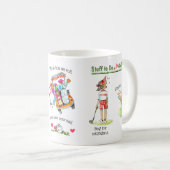 Fun Golf Course Stuff Mug コーヒーマグカップ (正面右)
