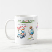Fun Golf Course Stuff Mug コーヒーマグカップ (左)