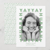 Fun Graduate Photo Card | Graduation Announcement (正面/裏面)