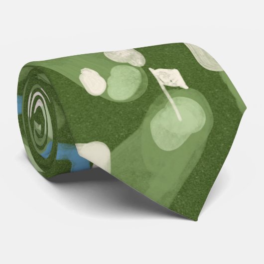 Fun graphic golf course tie ネクタイ (ロール)