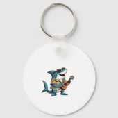 Fun Guitar PlayingT-Shirt キーホルダー (正面)