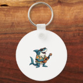 Fun Guitar PlayingT-Shirt キーホルダー (正面)