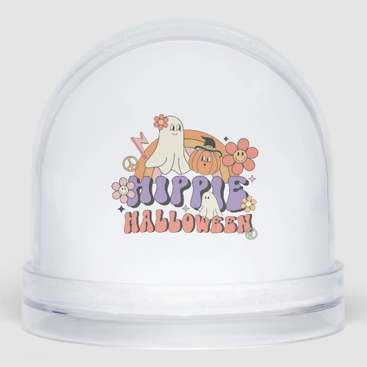 Fun Halloween Designs Hippie Halloween Retro (正面)