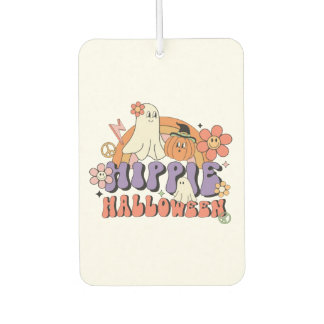 Fun Halloween Designs Hippie Halloween Retro カーエアーフレッシュナー