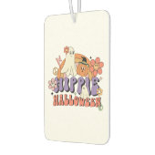 Fun Halloween Designs Hippie Halloween Retro カーエアーフレッシュナー (左)